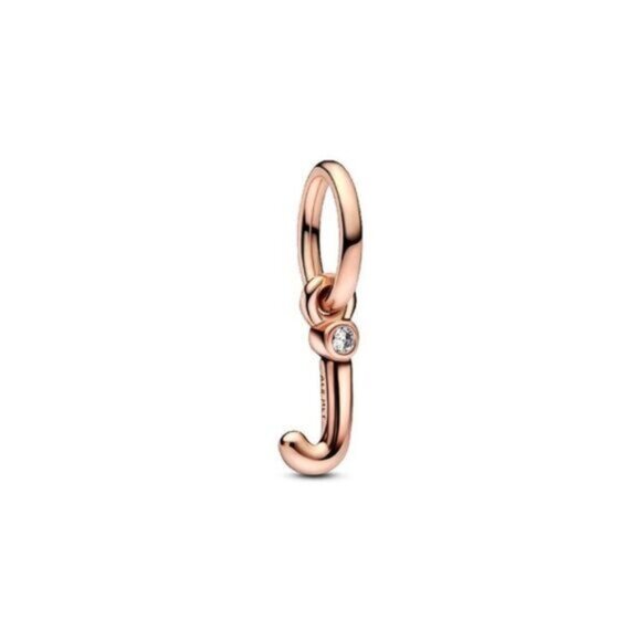 Pandora Moments 14K Rose Gold Plated Cz Dangle Charm - Picture 1 of 3